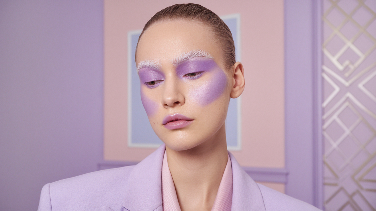 Monochrome Lilac with Matching Blush