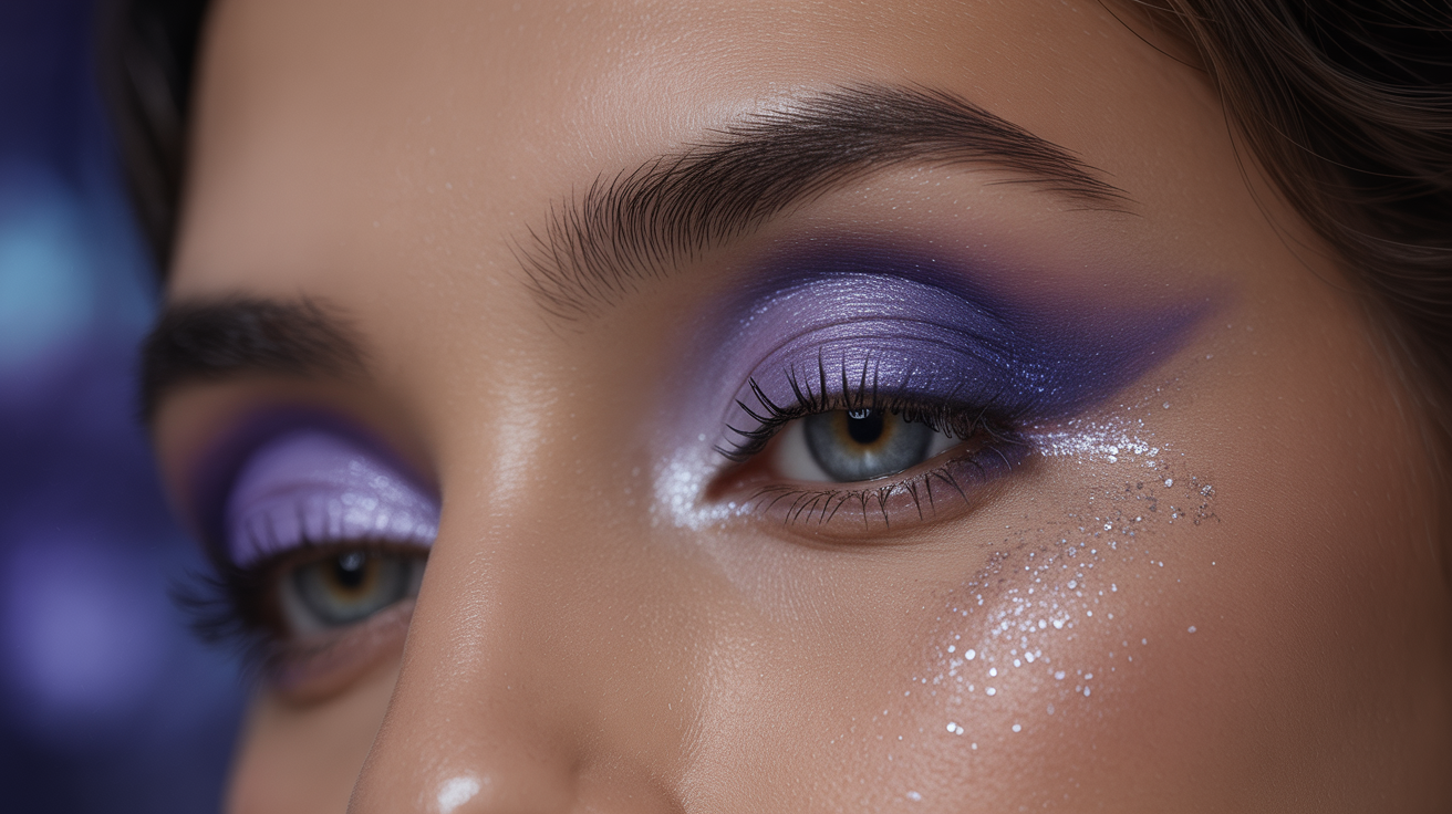 Galaxy-Inspired Purple Ombre