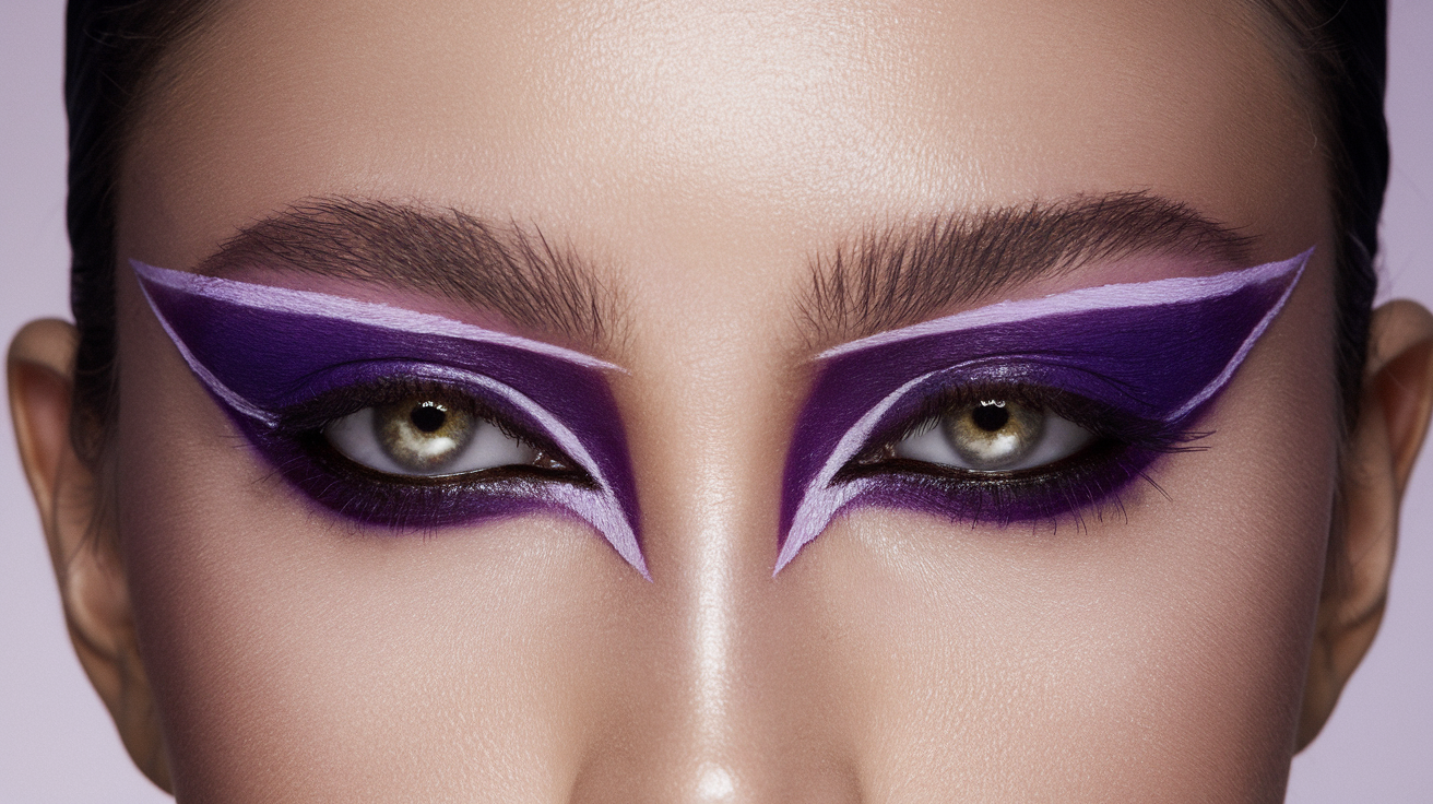 Neon Purple Cut Crease