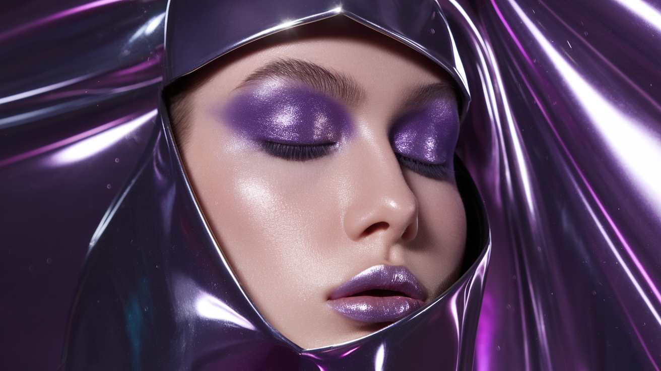 Purple Chrome Eyeshadow