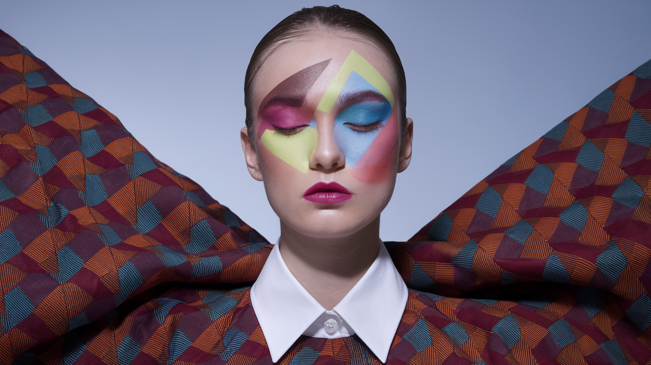 Color-Blocked Makeup