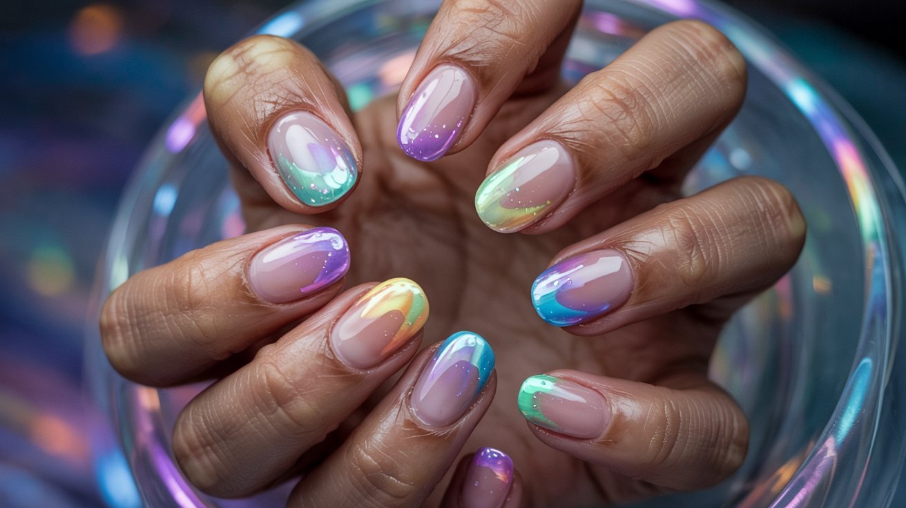 Radiant Aura Nails