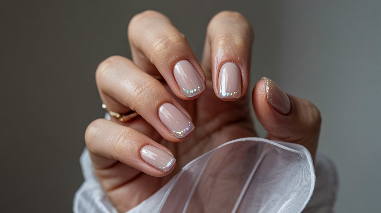 White With Silver Flecks