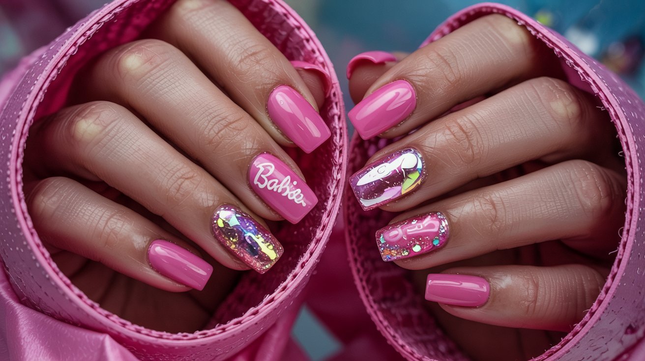 Barbie Pink Nails