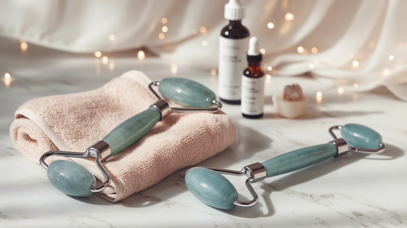 Use a Jade Roller, Gua Sha, or Face Roller