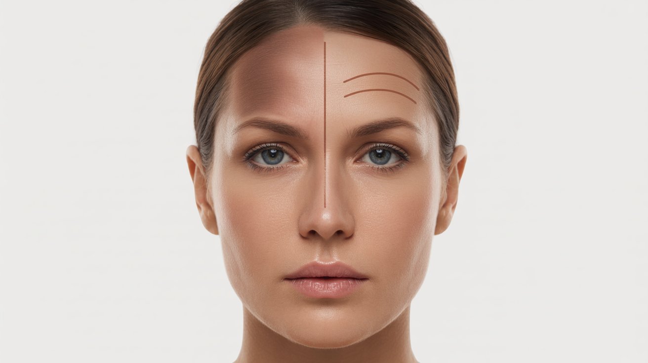 Lateral Sides of Forehead