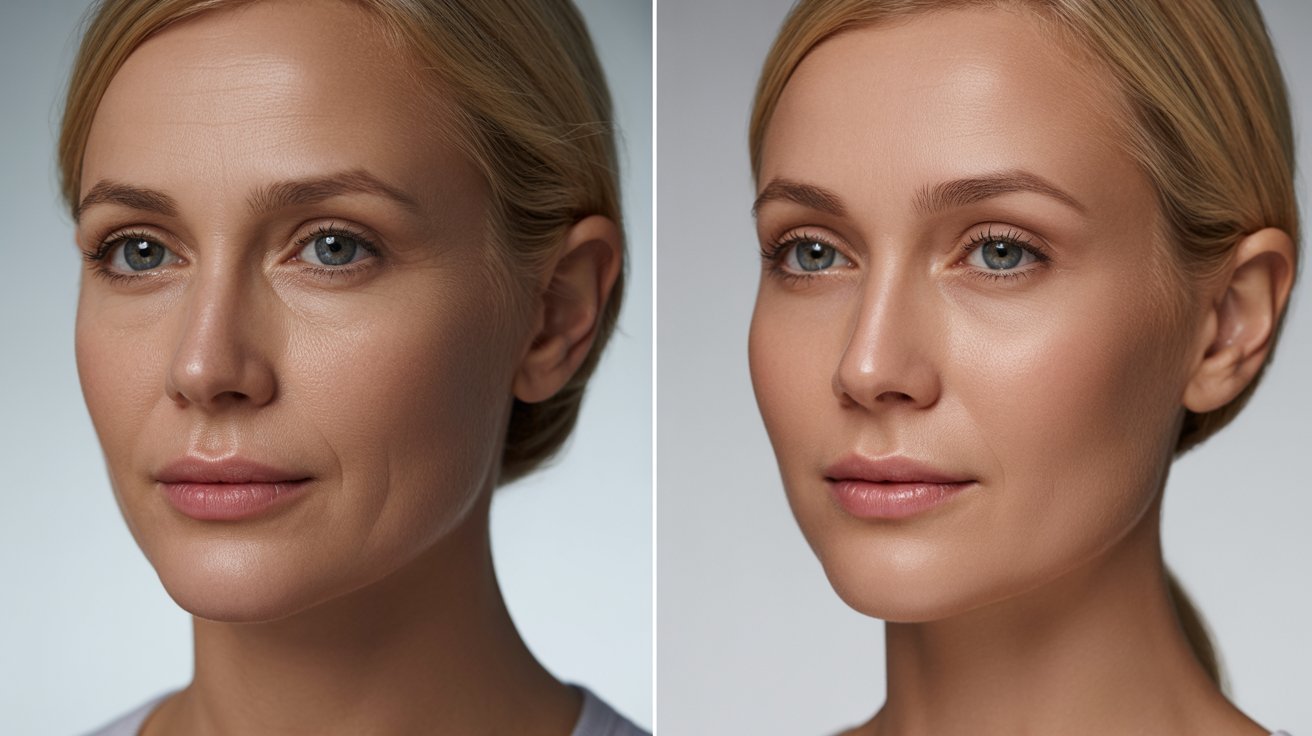 Temple Filler Before and After Results