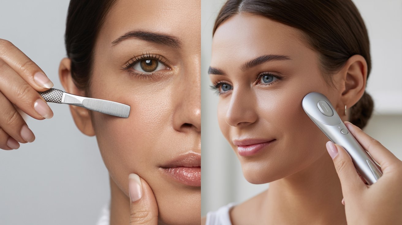 Professional vs At-Home Dermaplaning