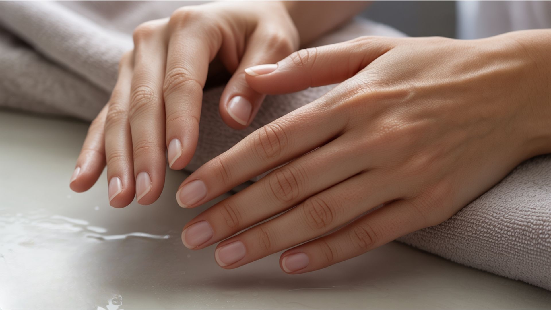 Start with Clean, Dry Nails