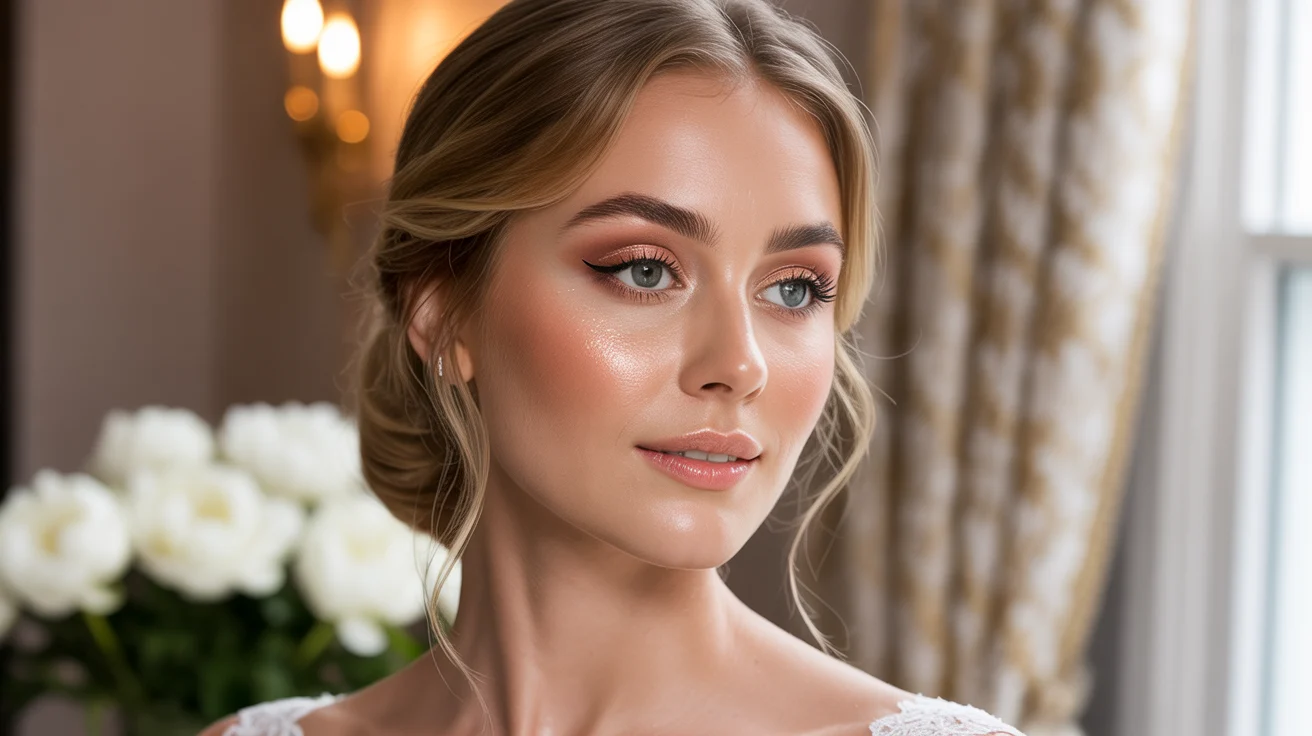 Glowy Soft Glam with Highlighted Cheekbones