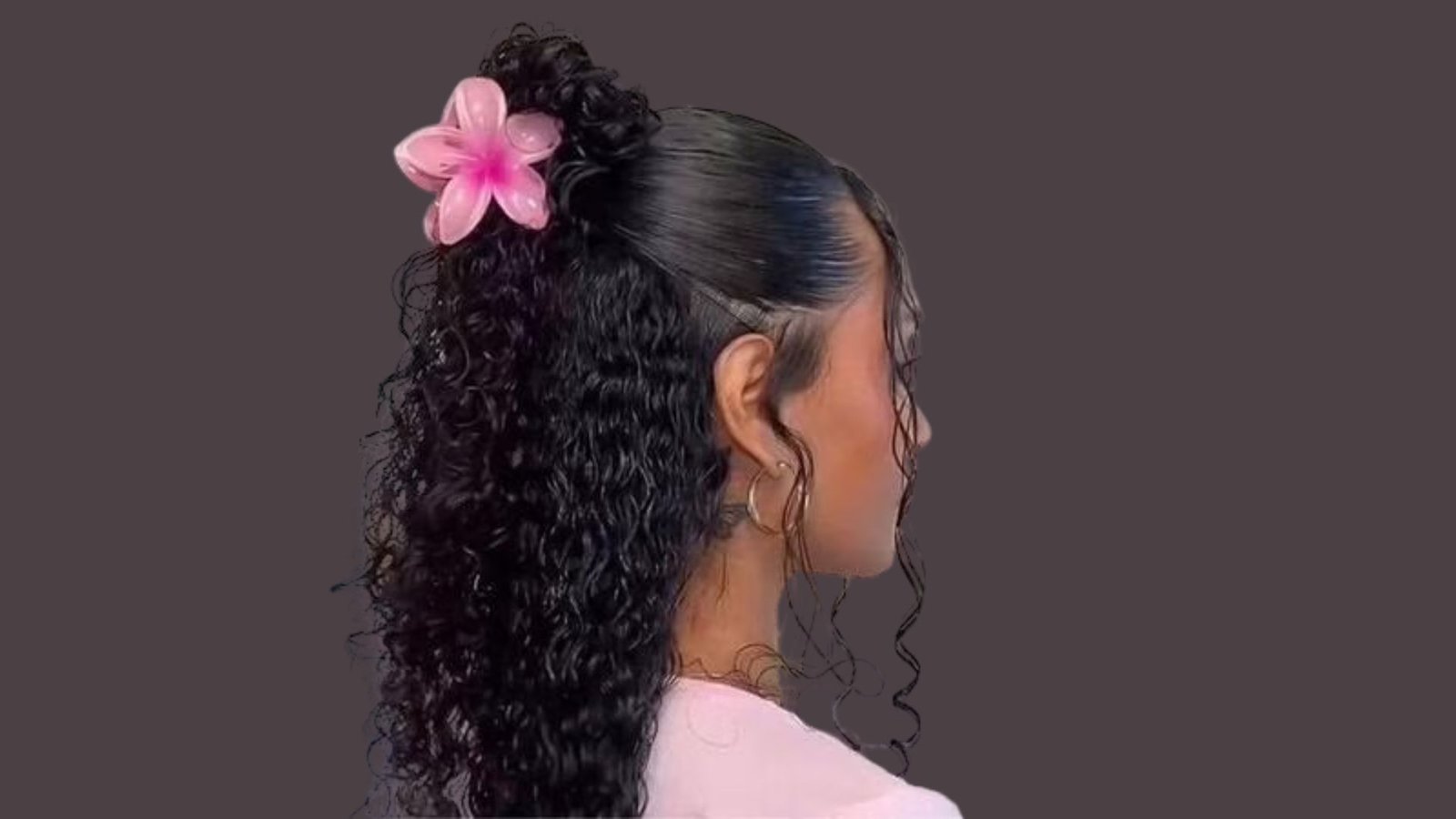 Half-Up, Half-Down Natural Hair
