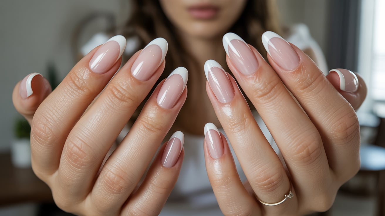 What Are Oval French Tip Nails