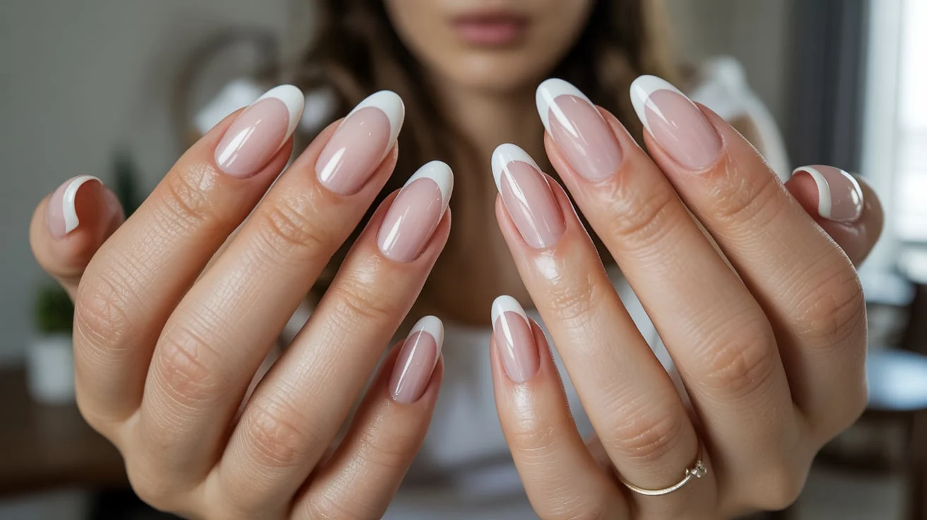 What Are Oval French Tip Nails
