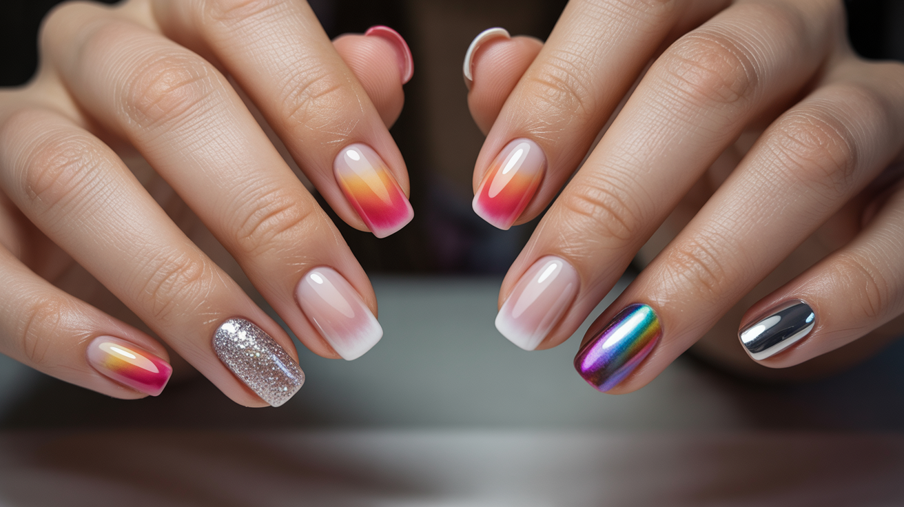 Different Types of Ombre Nail Designs