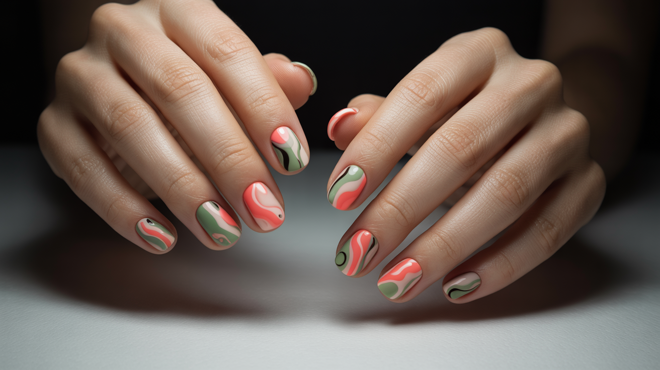 Abstract Art Nails