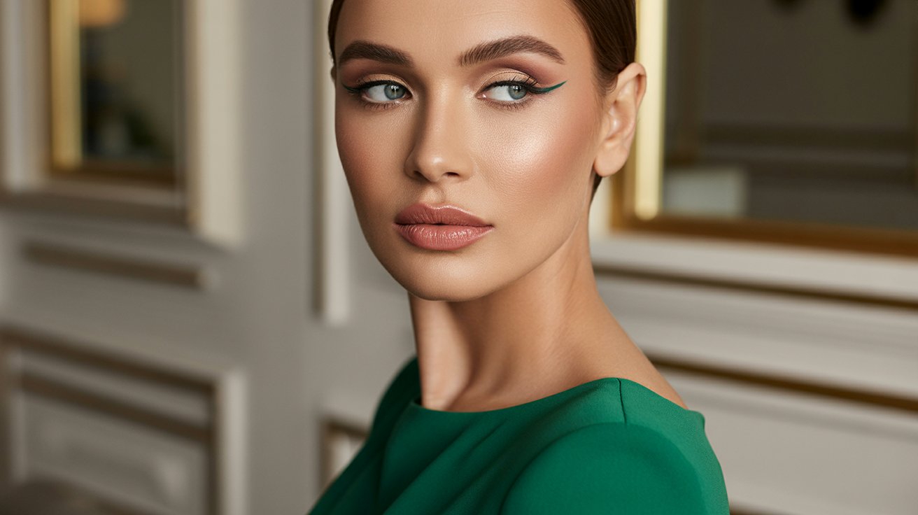 Emerald Accent Eye Look