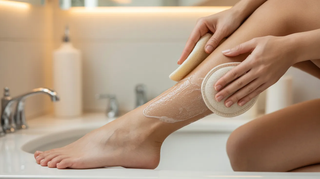 Gently Exfoliate Using Your Chosen Method