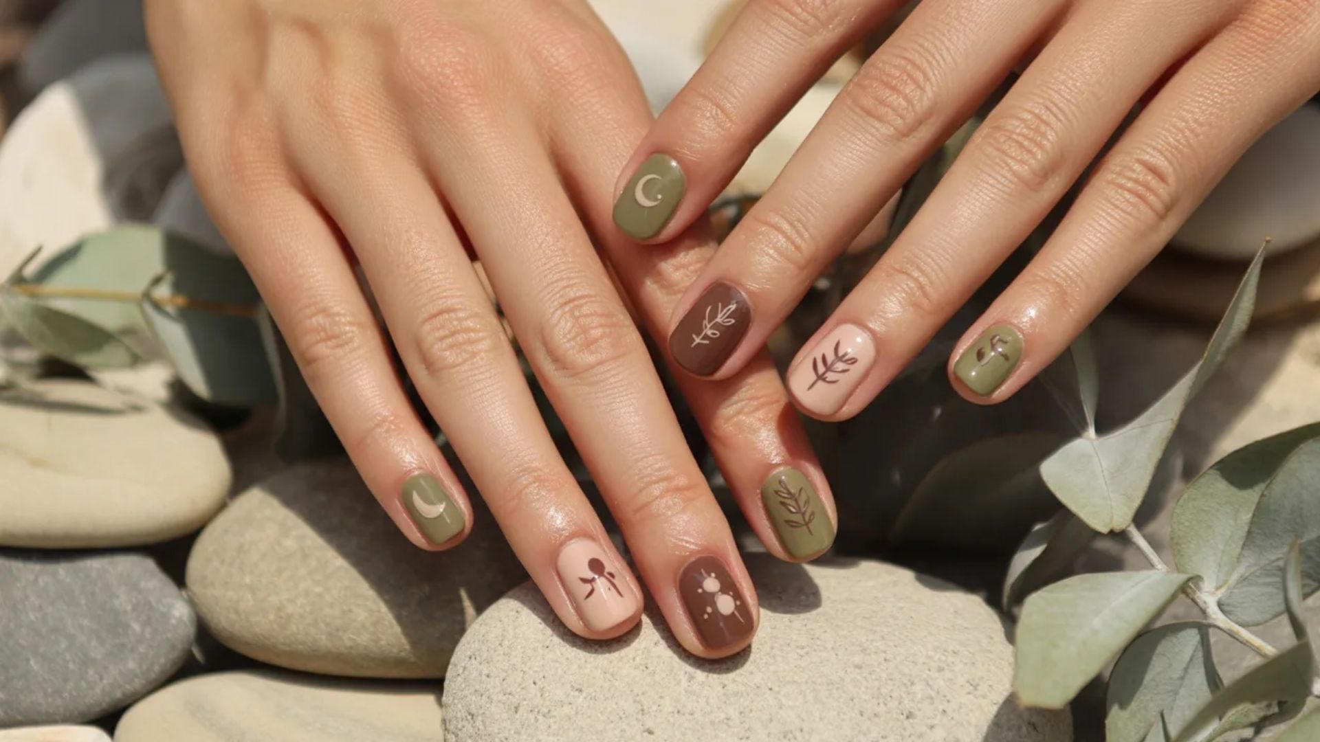 ummer Witchy Nails in Earthy Neutrals