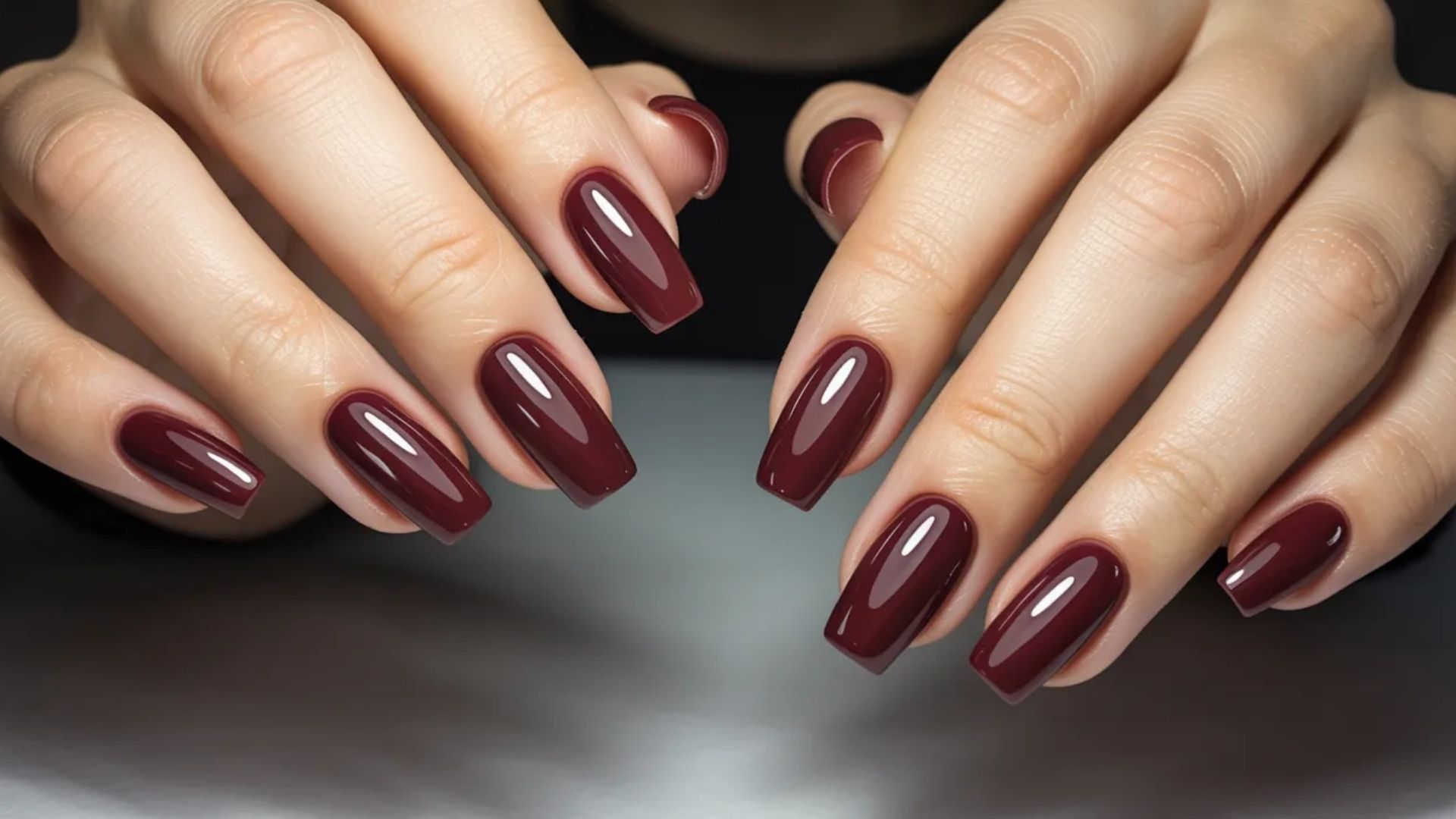 Blood-Red Gothic Witch Nails