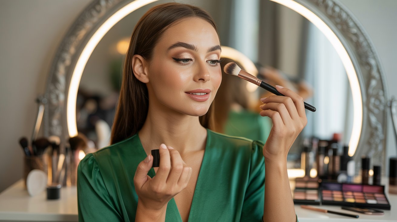 strapless open back dress Green Olive Otaku Colored Contact Lenses – Billionaire Beauties main image 0