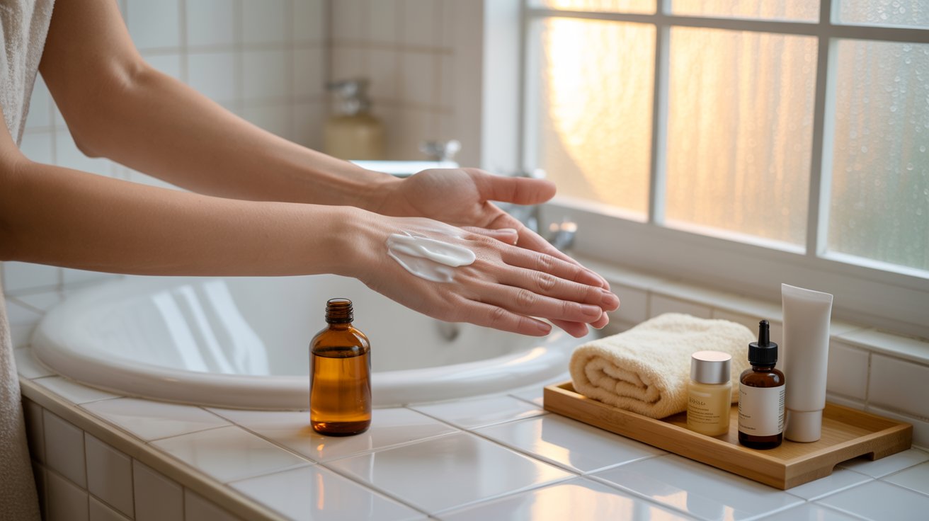 Body Oil or Lotion First