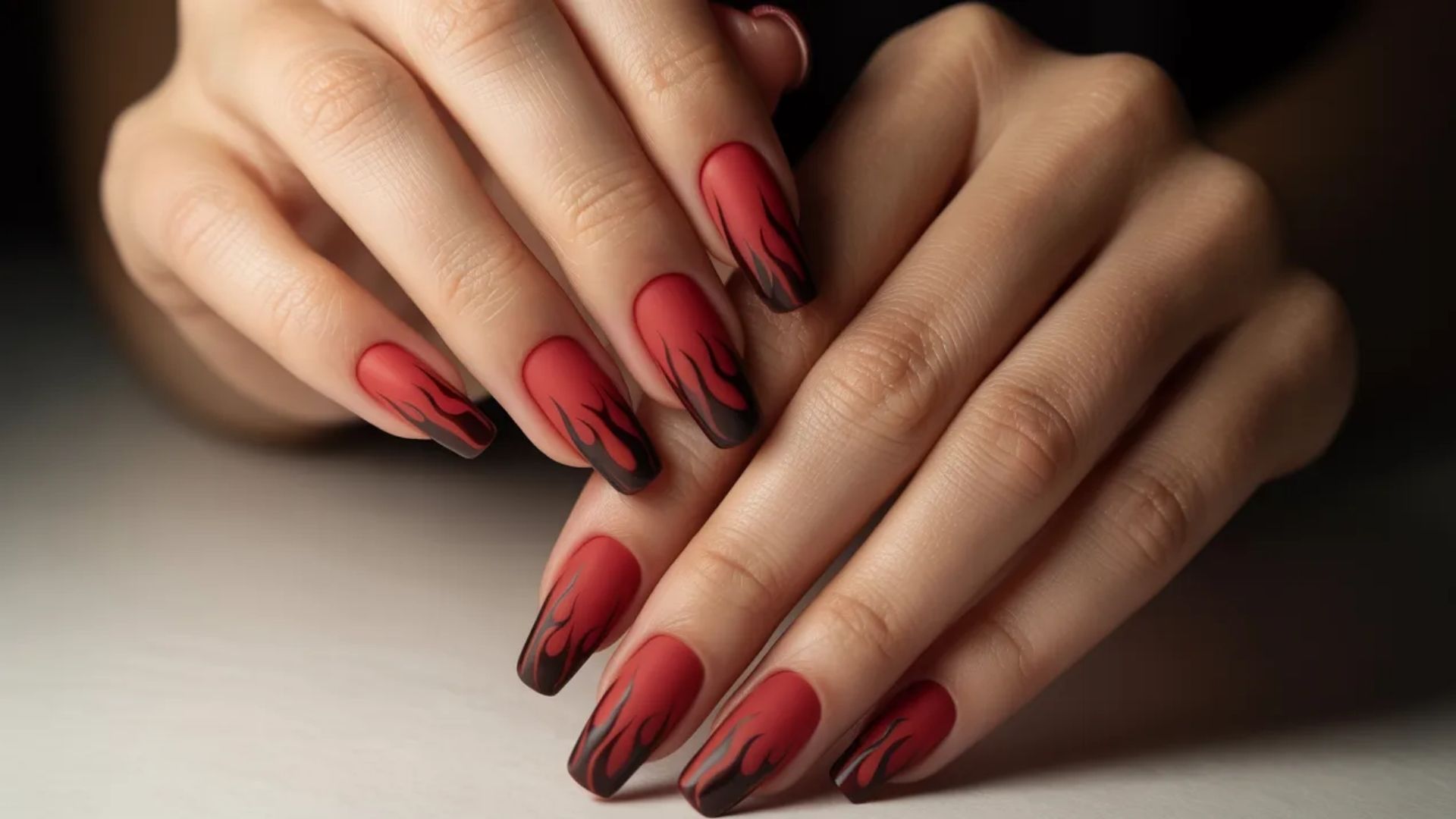 Black and Red Nails Ideas