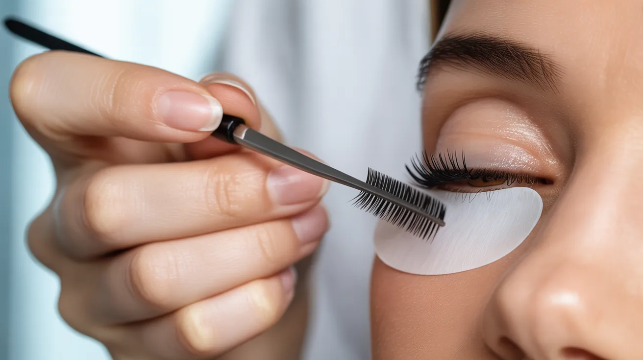 Gently Remove Lash Extensions