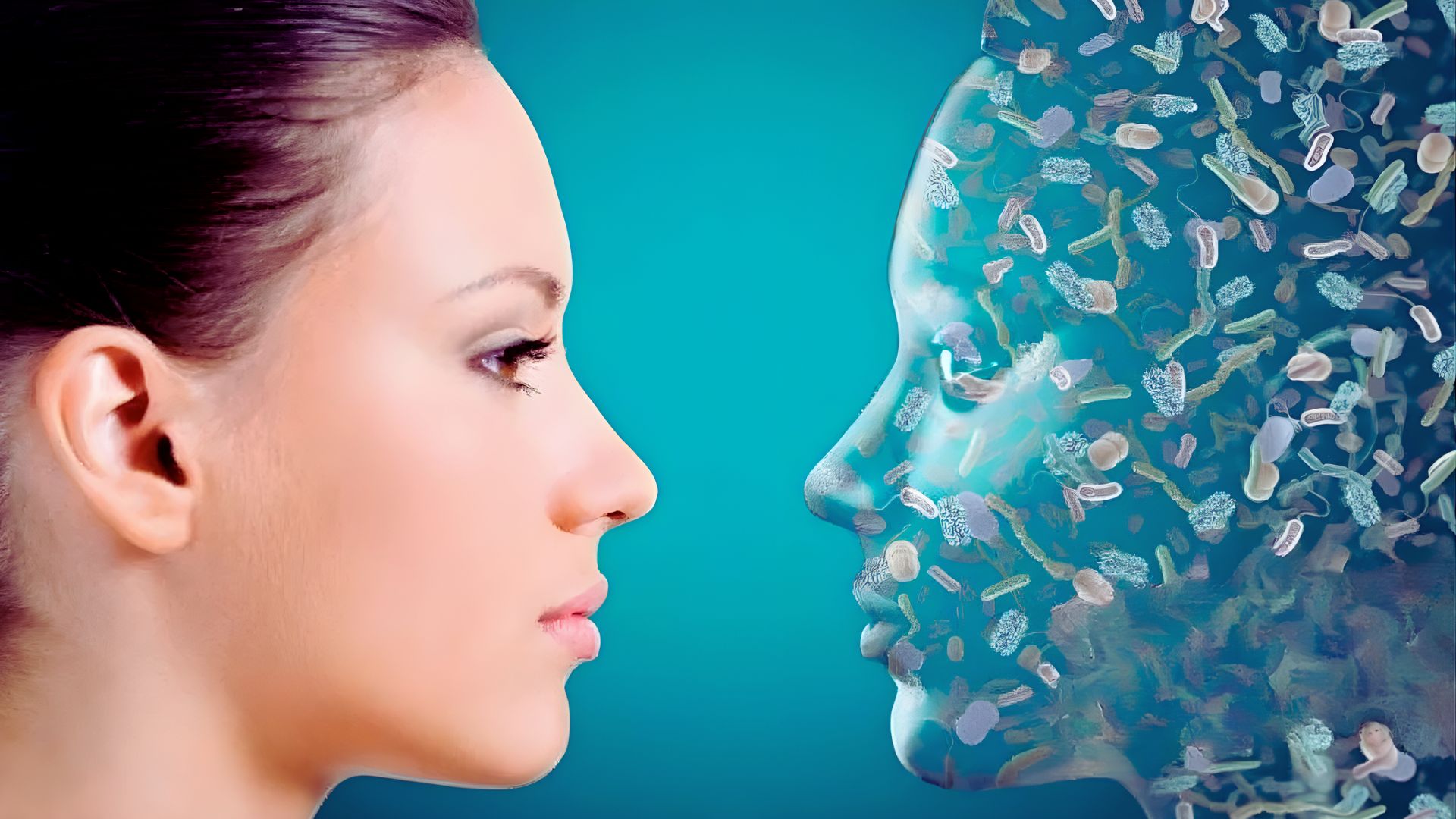 A woman and a man gaze at each other, sharing a moment of connection and understanding.