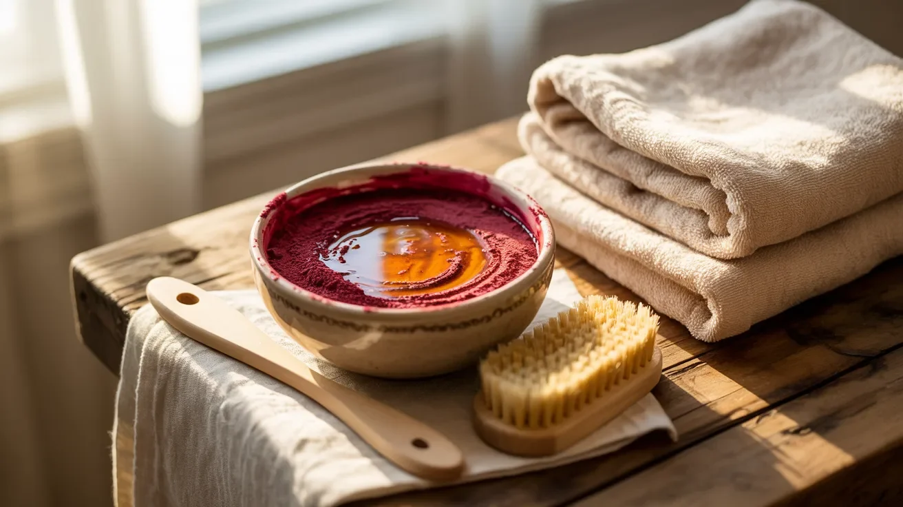 A bowl filled with fresh beetroot alongside a wooden spoon resting on the edge.