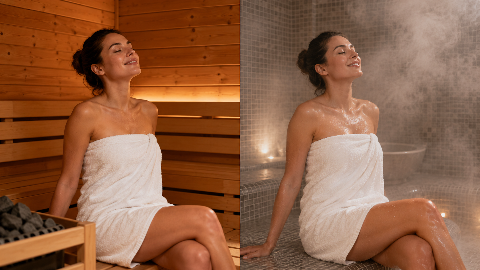 What Are the Sauna vs Steam Room Skin Benefits?