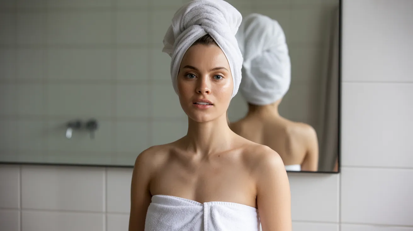 5. Arrive With Clean, Dry Skin