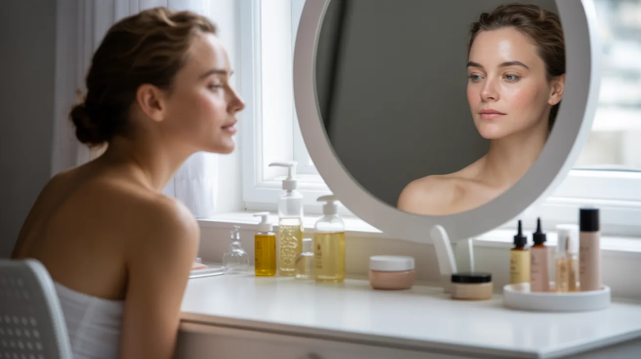 4. Avoid Lotions, Oils, and Makeup Before Tanning
