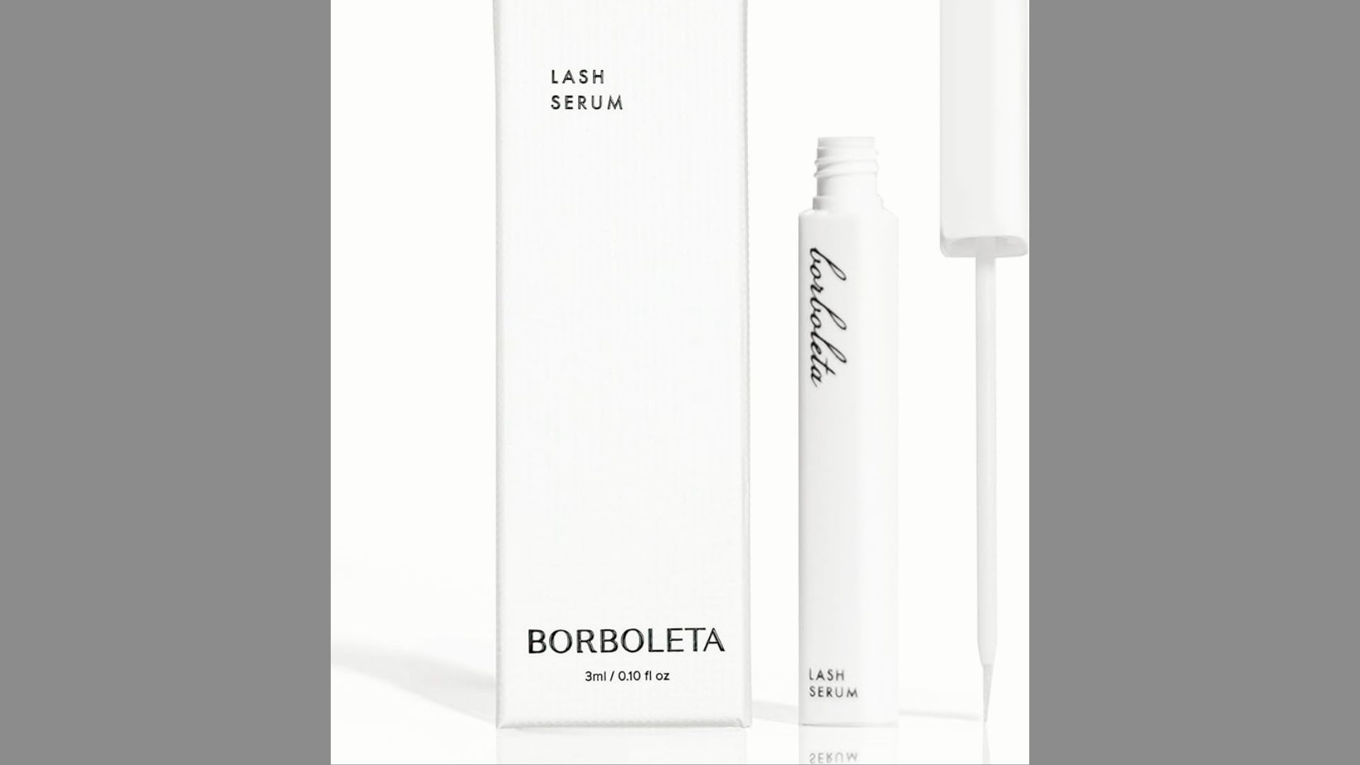 Borboleta Lash Serum is best for lash lengthening and visible extension