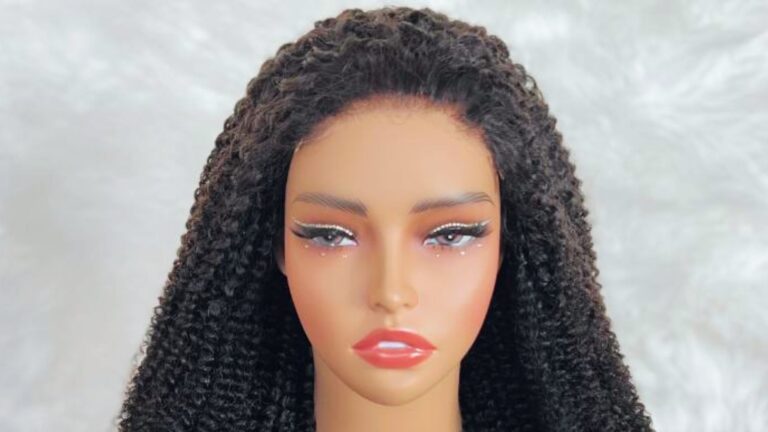 A image showing closeup look of Closure Wig