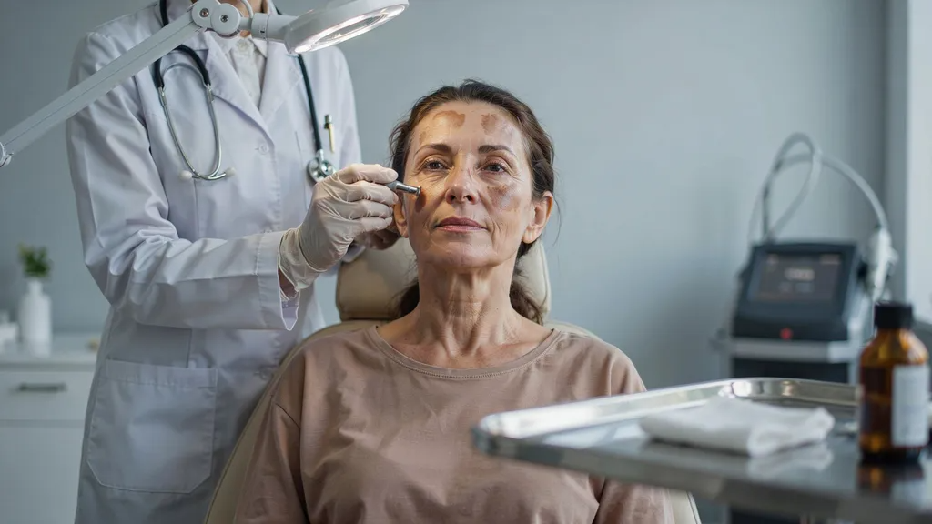 Melasma assessment before laser treatment