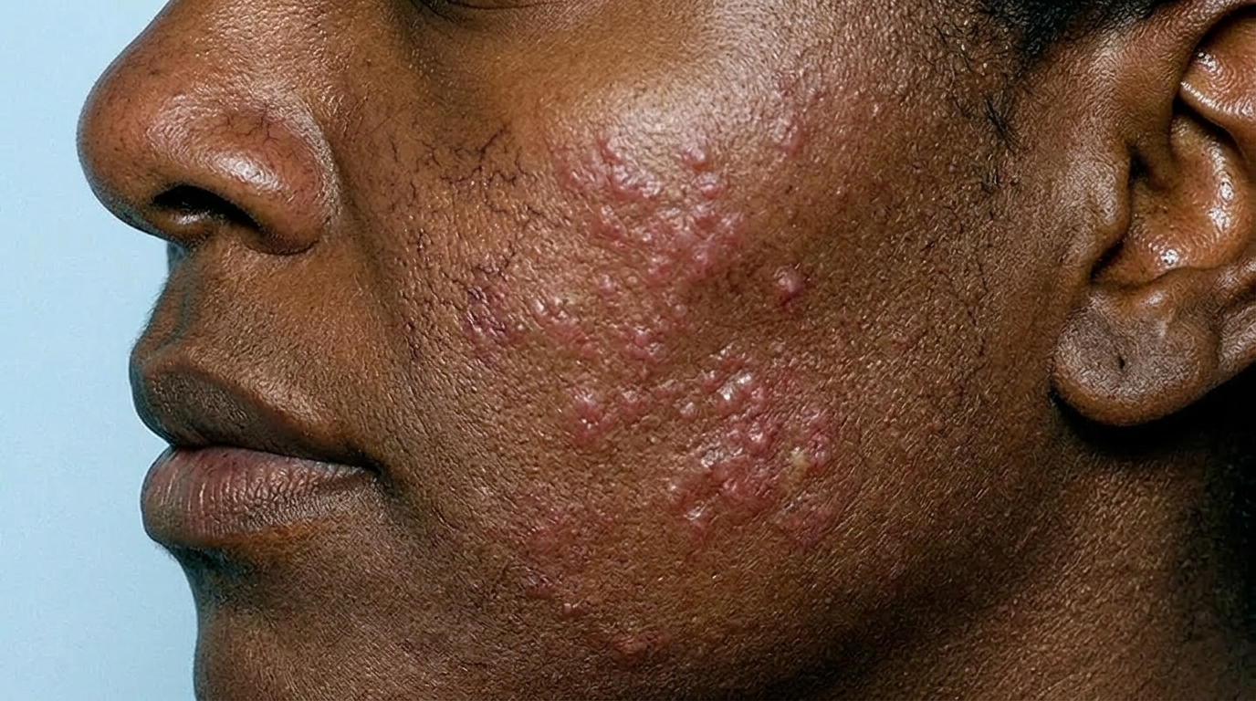image showing the cause of lupus and rosacea.