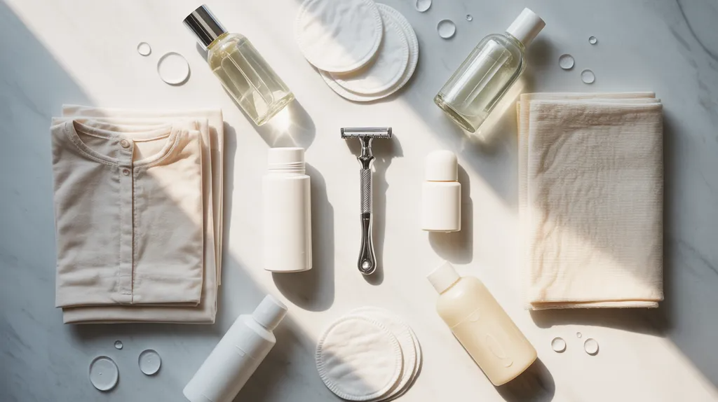Common factors associated with dark underarms, including shaving and skincare products.