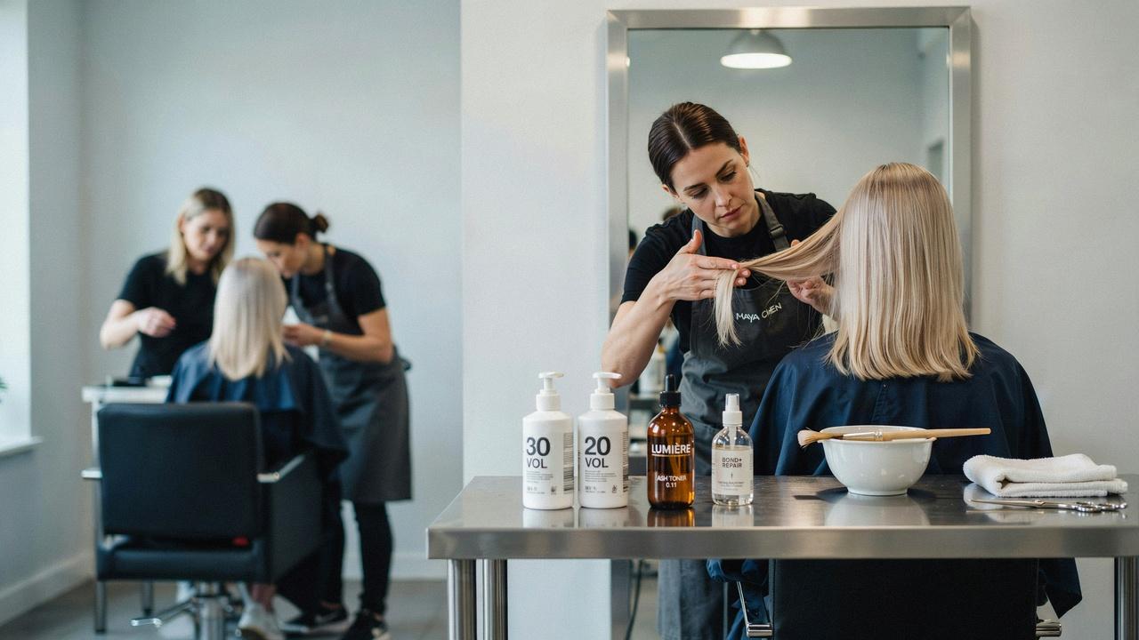 Hair condition assessment before applying toner to reduce the risk of damage.