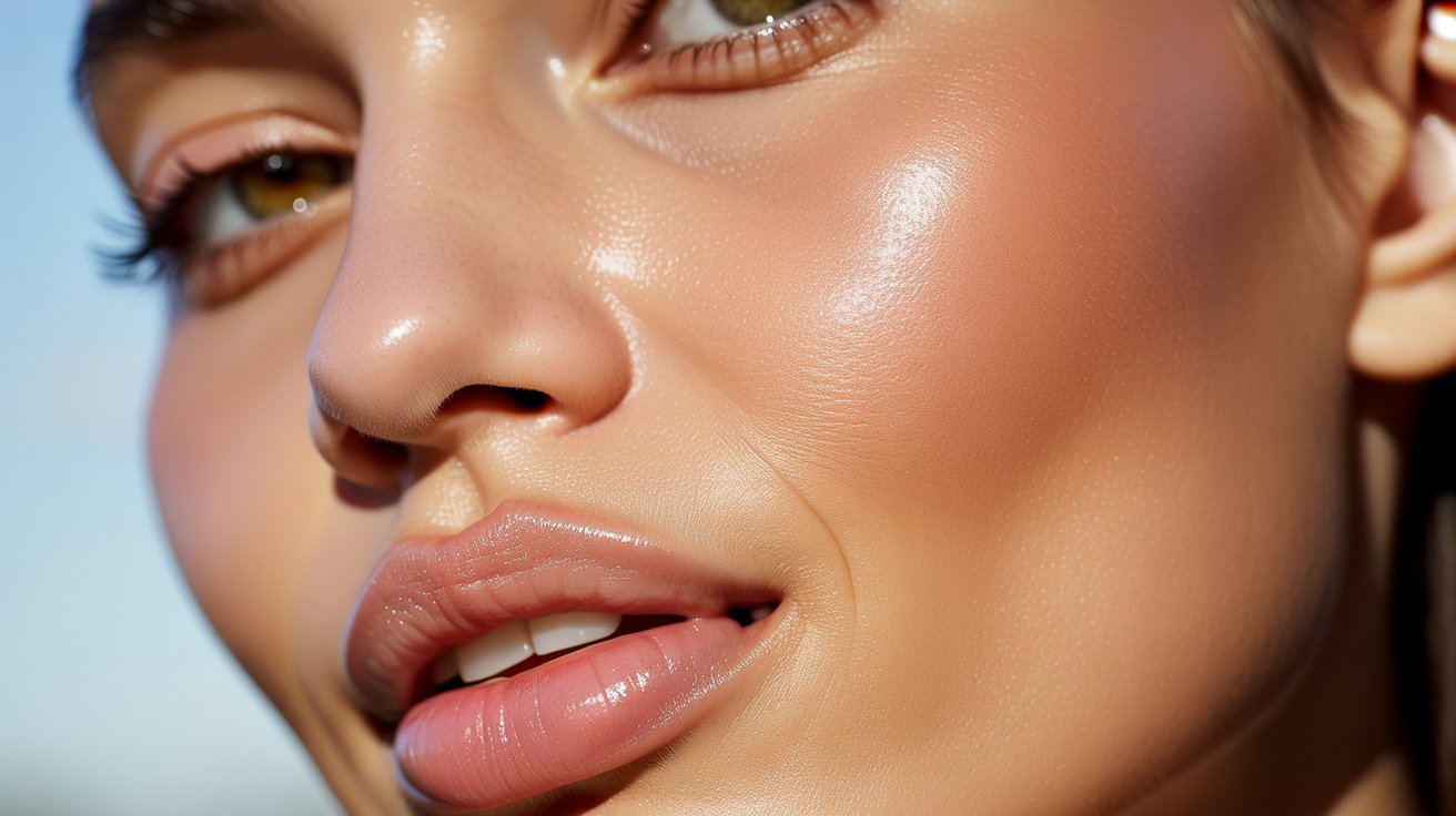Natural healed lip blushing with long-lasting color