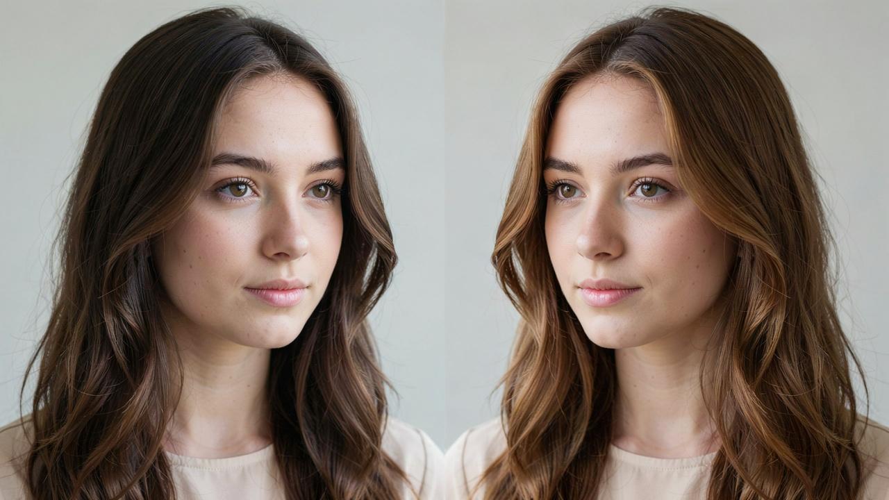 Brunette to Lighter Shades