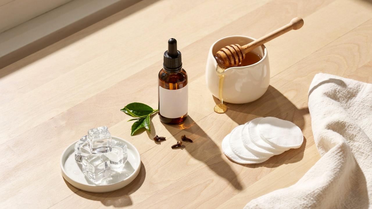 Natural home remedies for treating a lip pimple overnight.