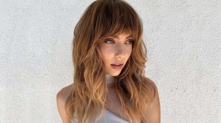 image of a girl with bangs.