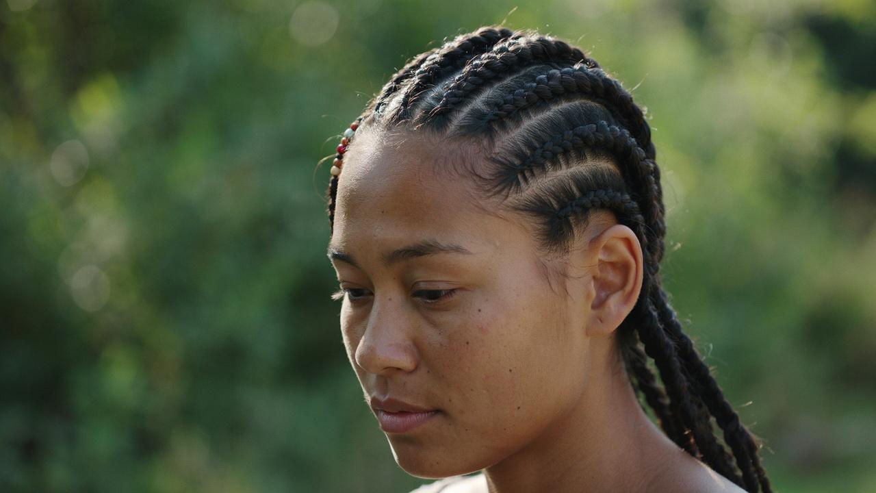 Protective braided hairstyle inspired by Native American traditions.