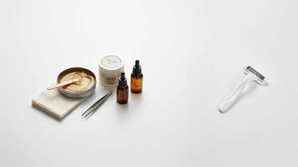 Waxing products compared with a razor for hair removal.