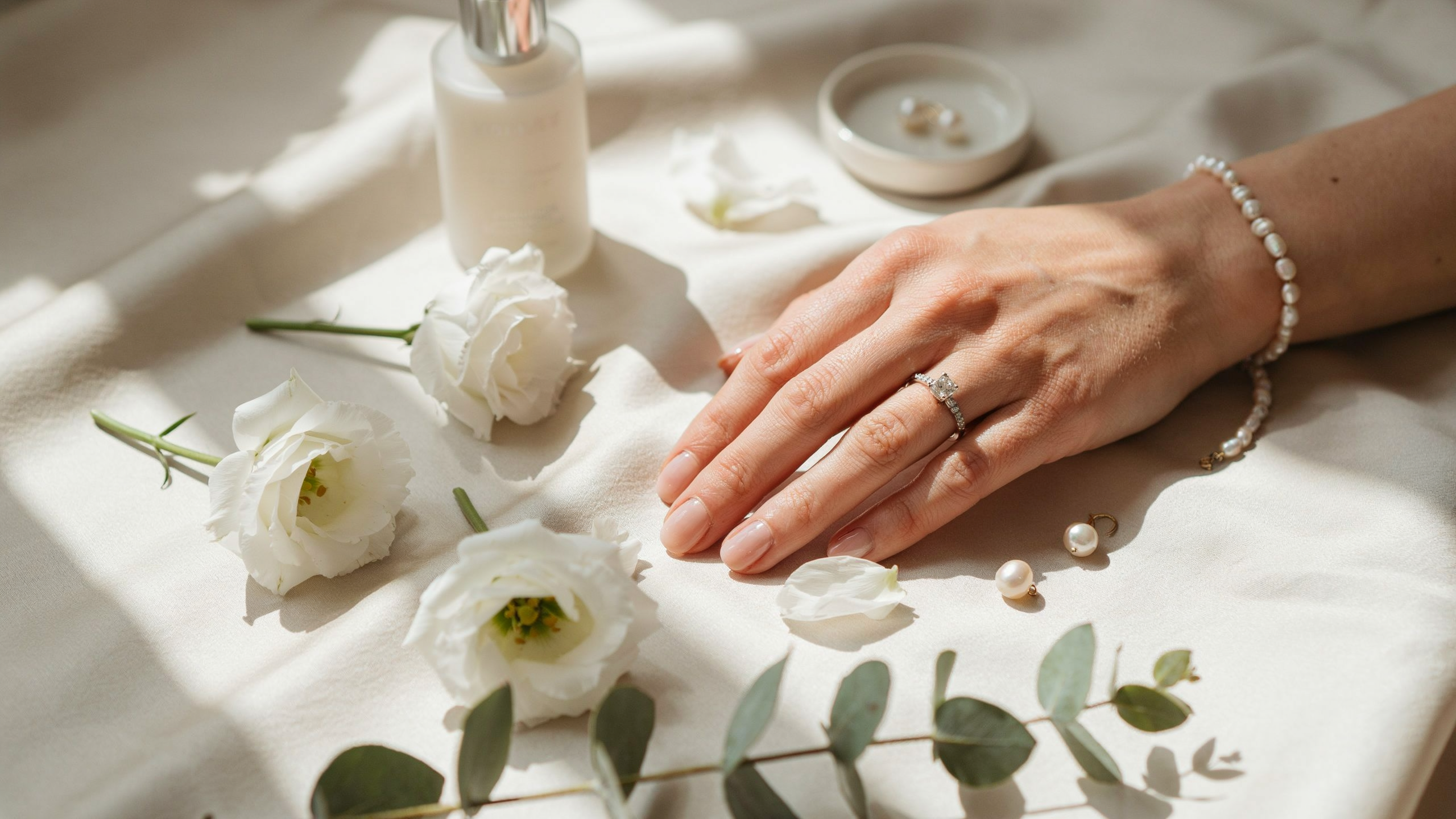 The Pre-Wedding Glow-Up Timeline: Skin, Nails, and the Ring That Frames It All