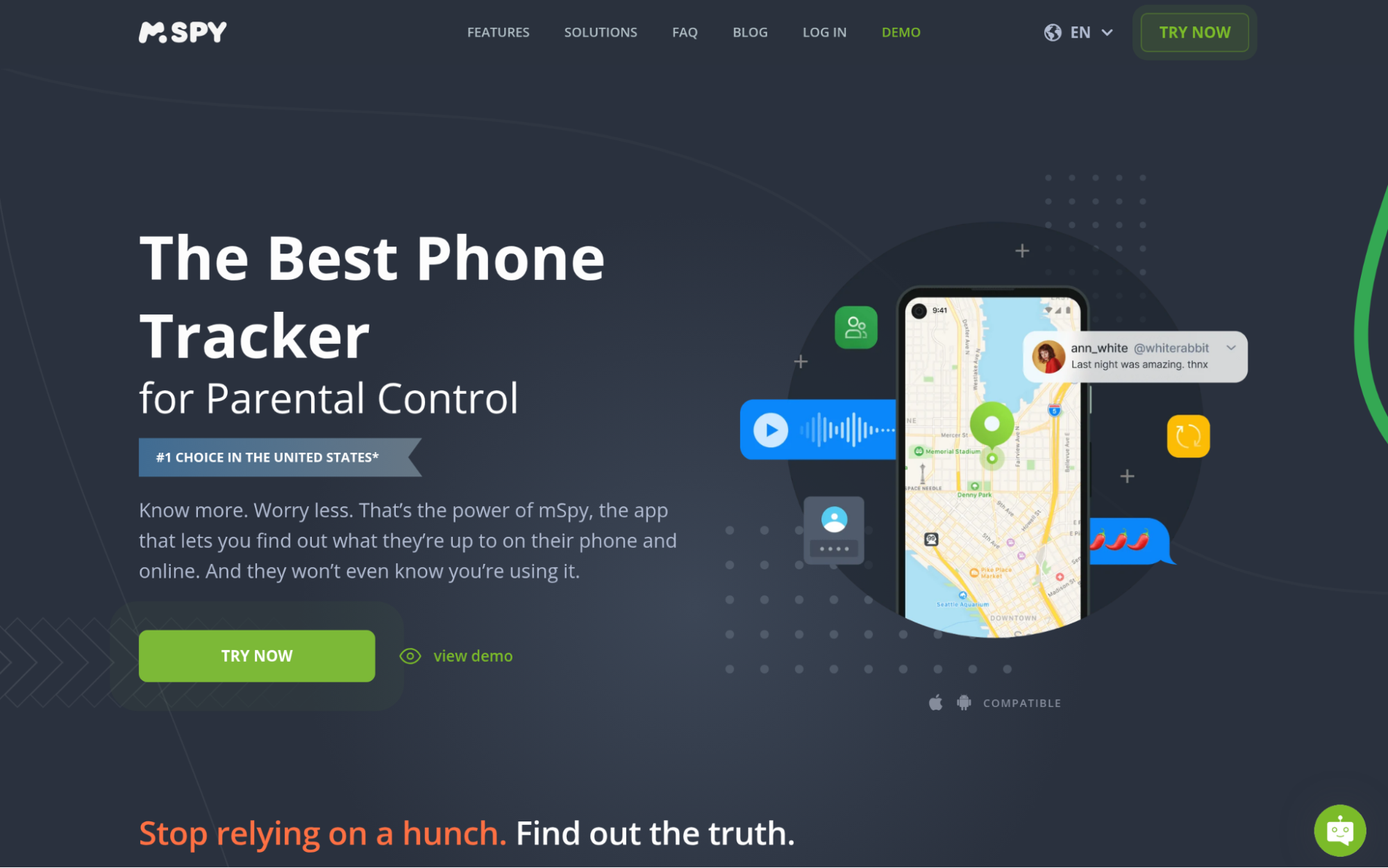 mSpy - Best for Parental Control and Device Monitoring