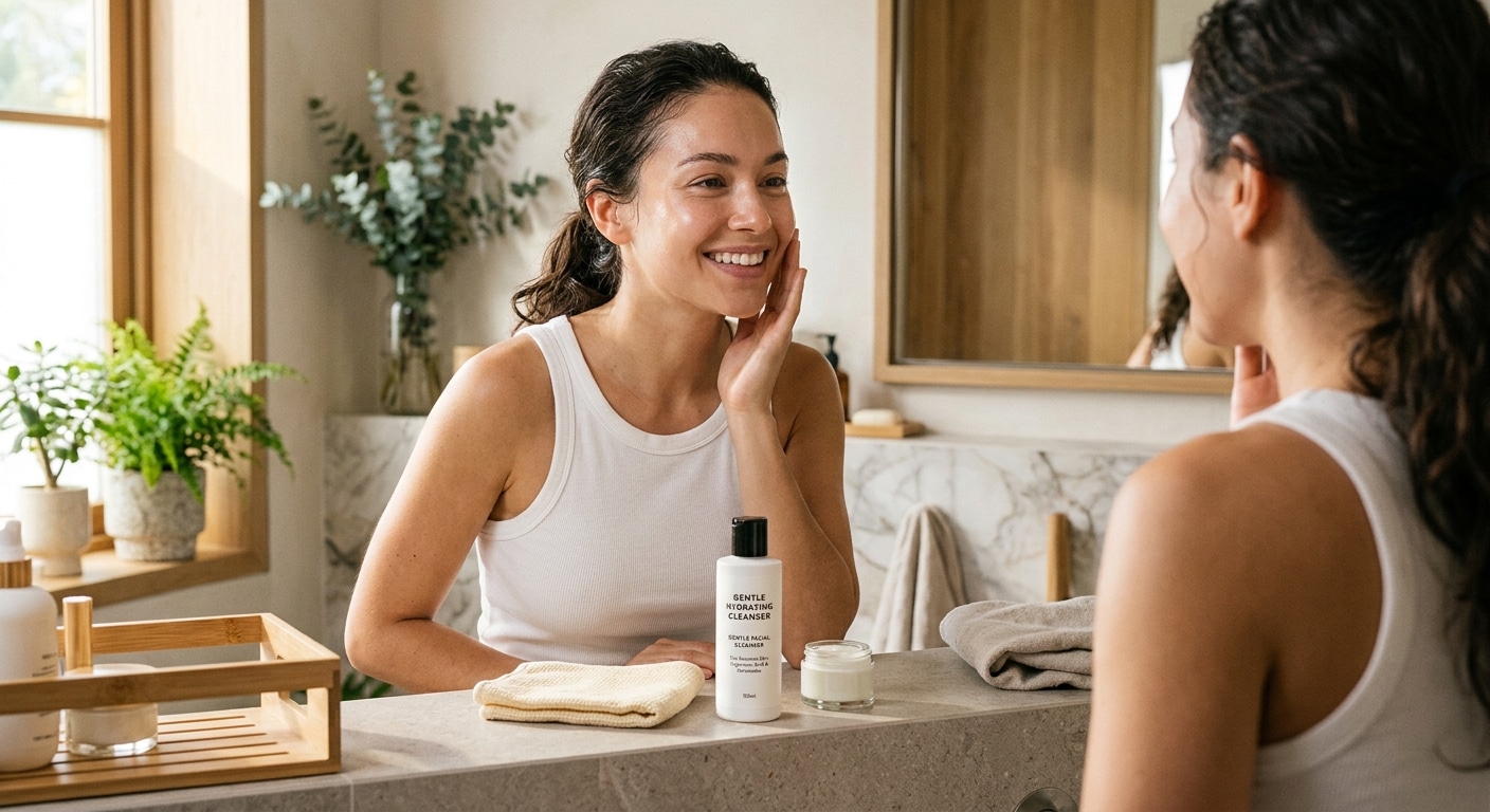Why a Gentle Facial Cleanser Matters for a Healthy-Looking Skincare Routine